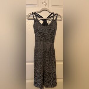 Athleta Athleta Grey Crisscross Nanda Dress.